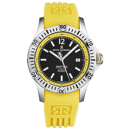 Front view of Revue Thommen Air Speed Men's Automatic Watch 16070.4638