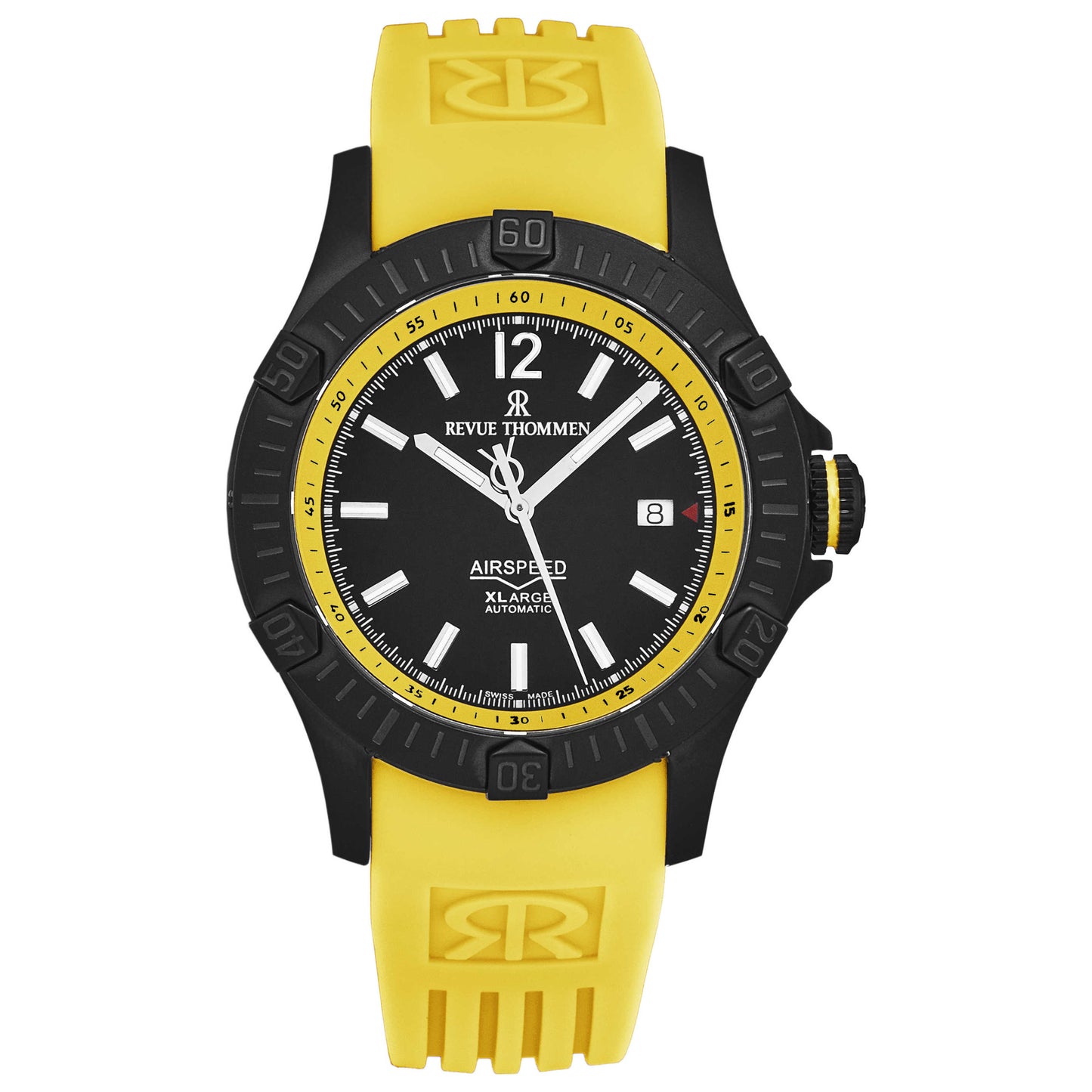 Front view of Revue Thommen Air Speed Men's Automatic Watch 16070.4678