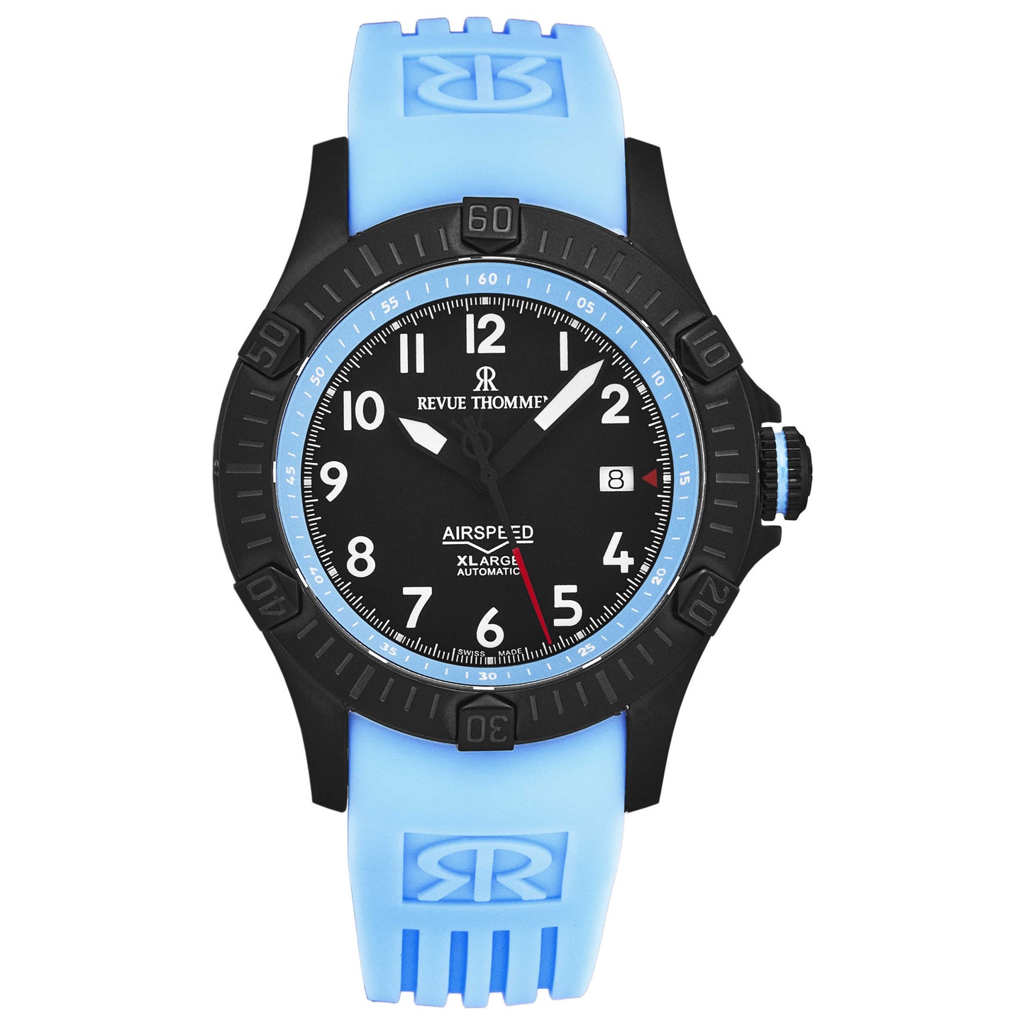 Front view of Revue Thommen Air Speed Men's Automatic Watch 16070.4775