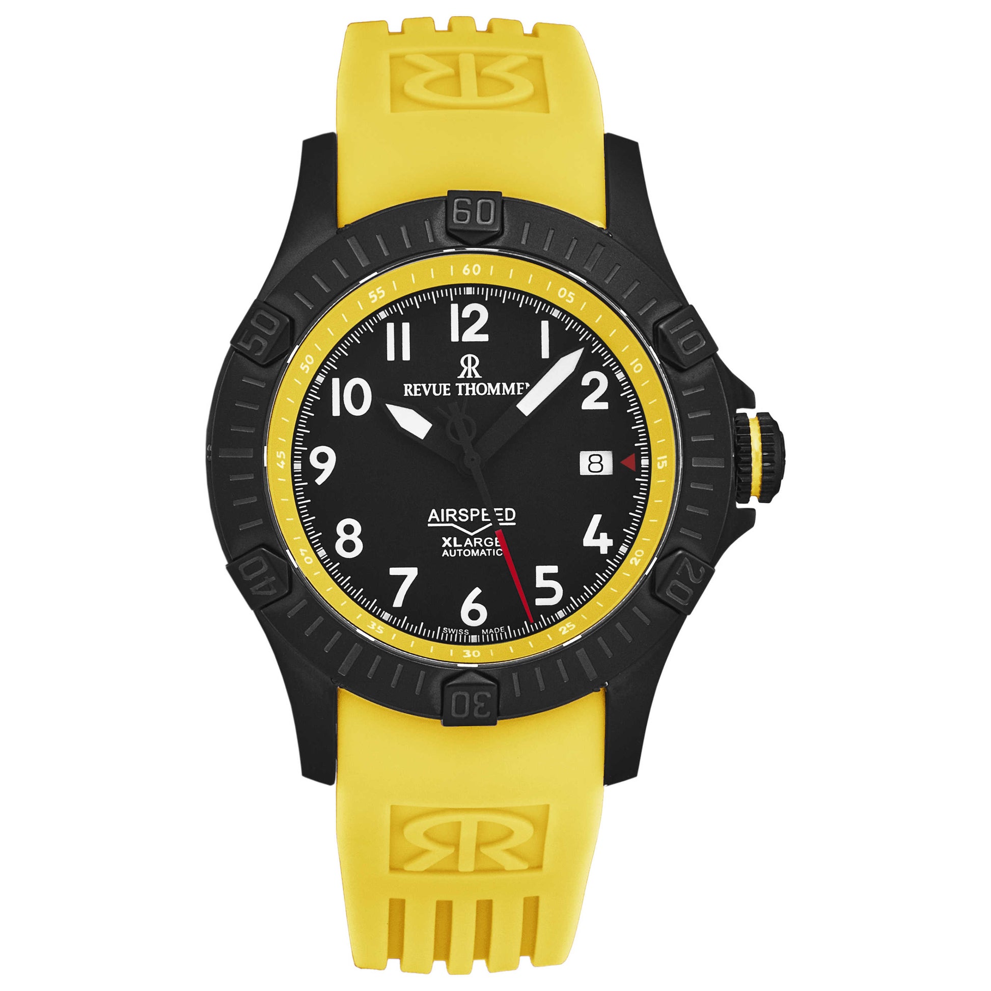 Front view of Revue Thommen Air Speed Men's Automatic Watch 16070.4778