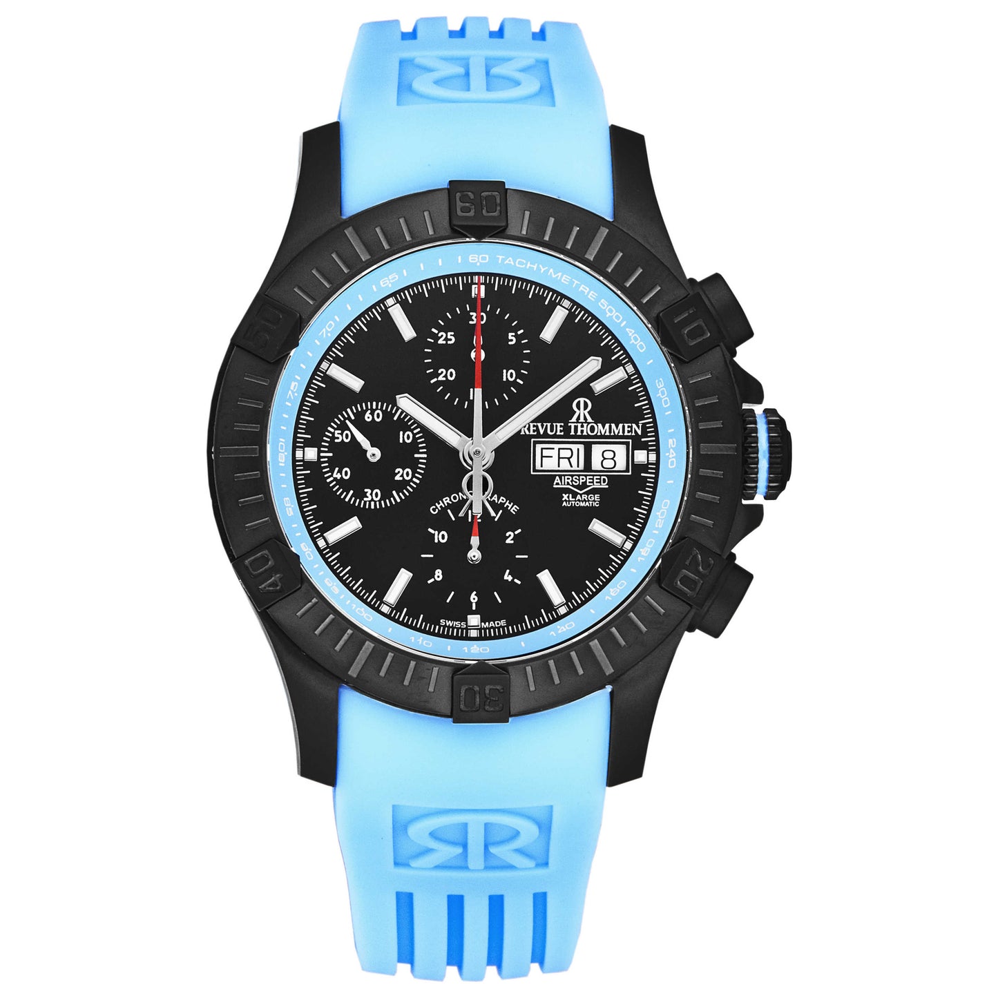 Front view of Revue Thommen Air Speed Men's Automatic Watch 16071.6675