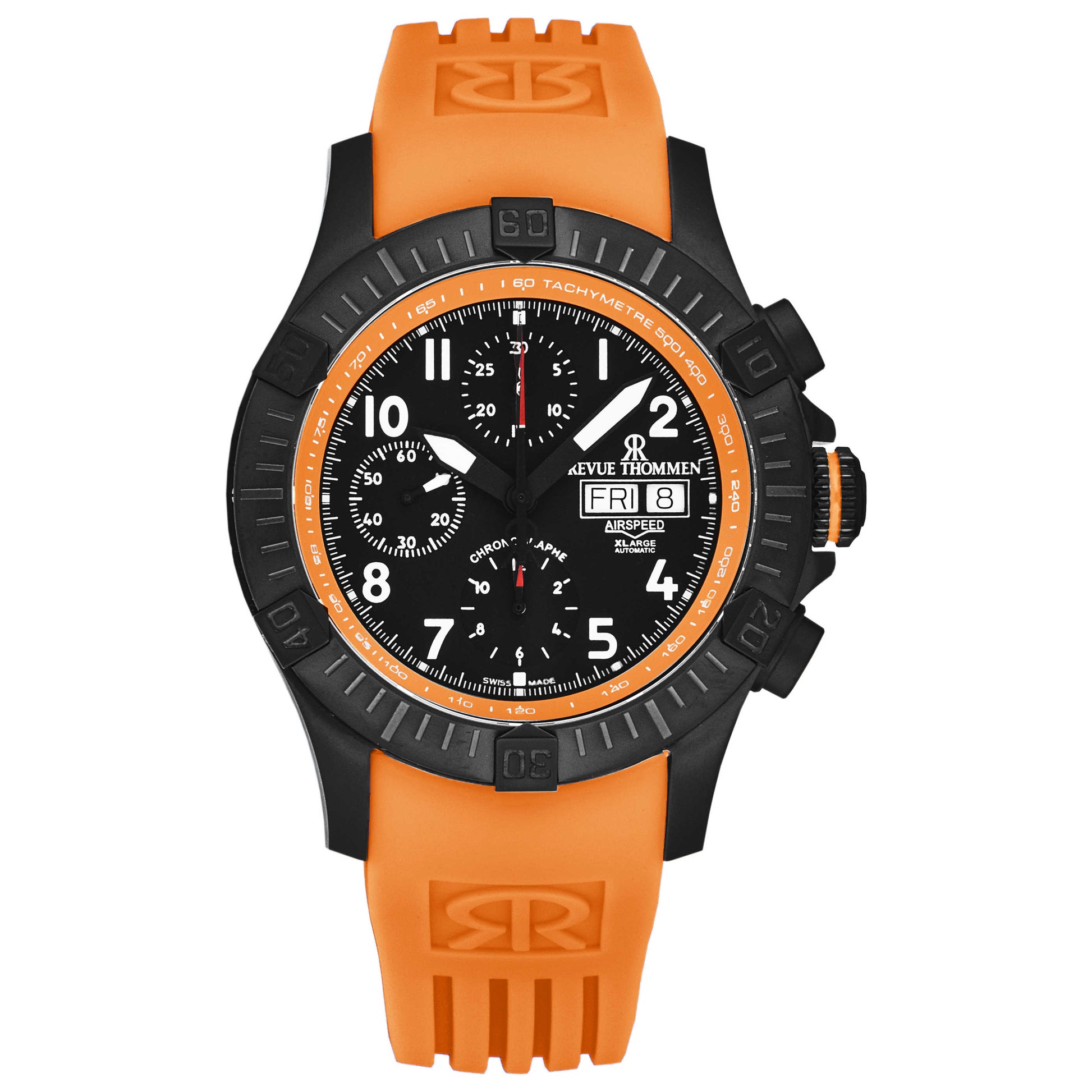 Front view of Revue Thommen Air Speed Men's Automatic Watch 16071.6779