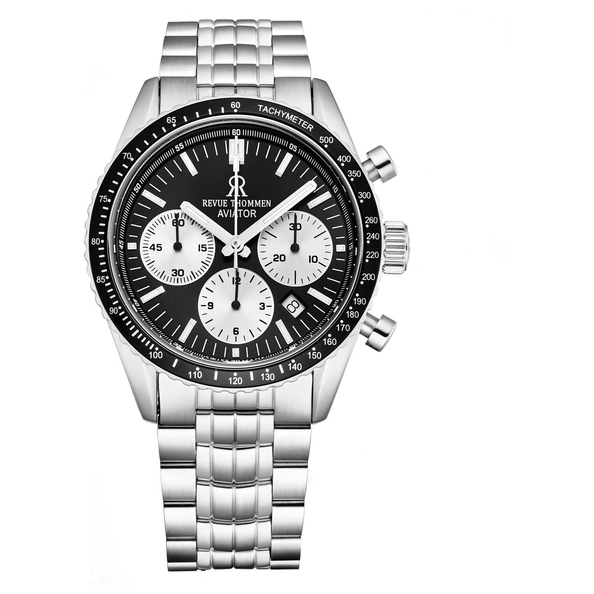 Front view of Revue Thommen Aviator Men's Automatic Watch 17000.6134