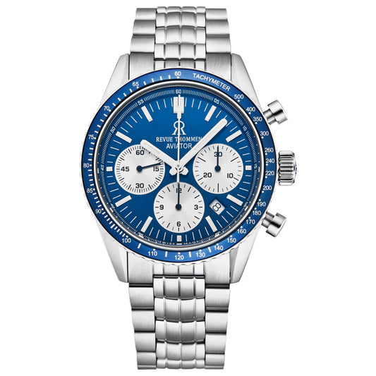 Front view of Revue Thommen Aviator Men's Automatic Watch 17000.6135