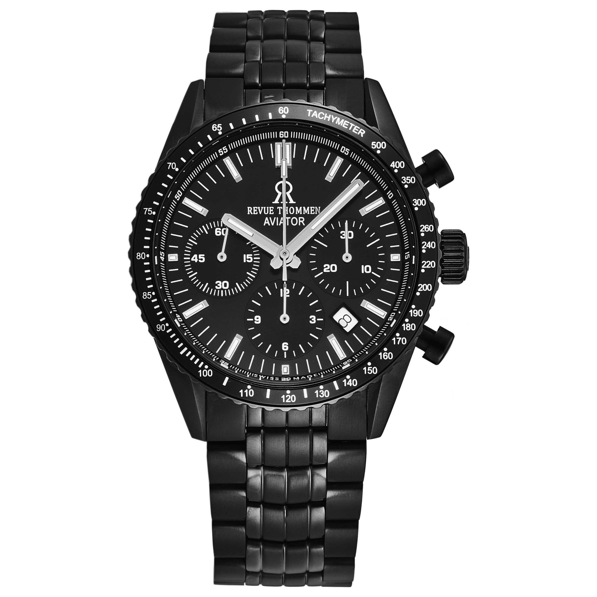 Front view of Revue Thommen Aviator Men's Automatic Watch 17000.6177