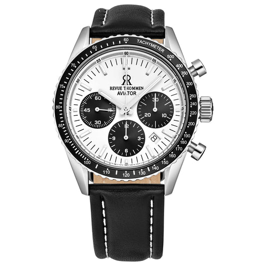 Front view of Revue Thommen Aviator Men's Automatic Watch 17000.6532