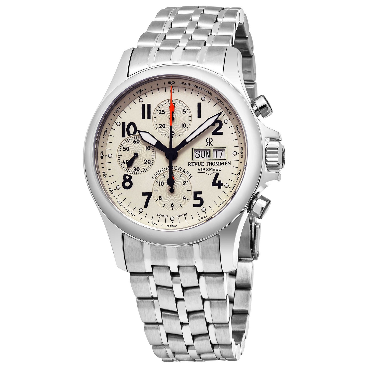 Front view of Revue Thommen Pilot Men's Automatic Watch 17081.6138