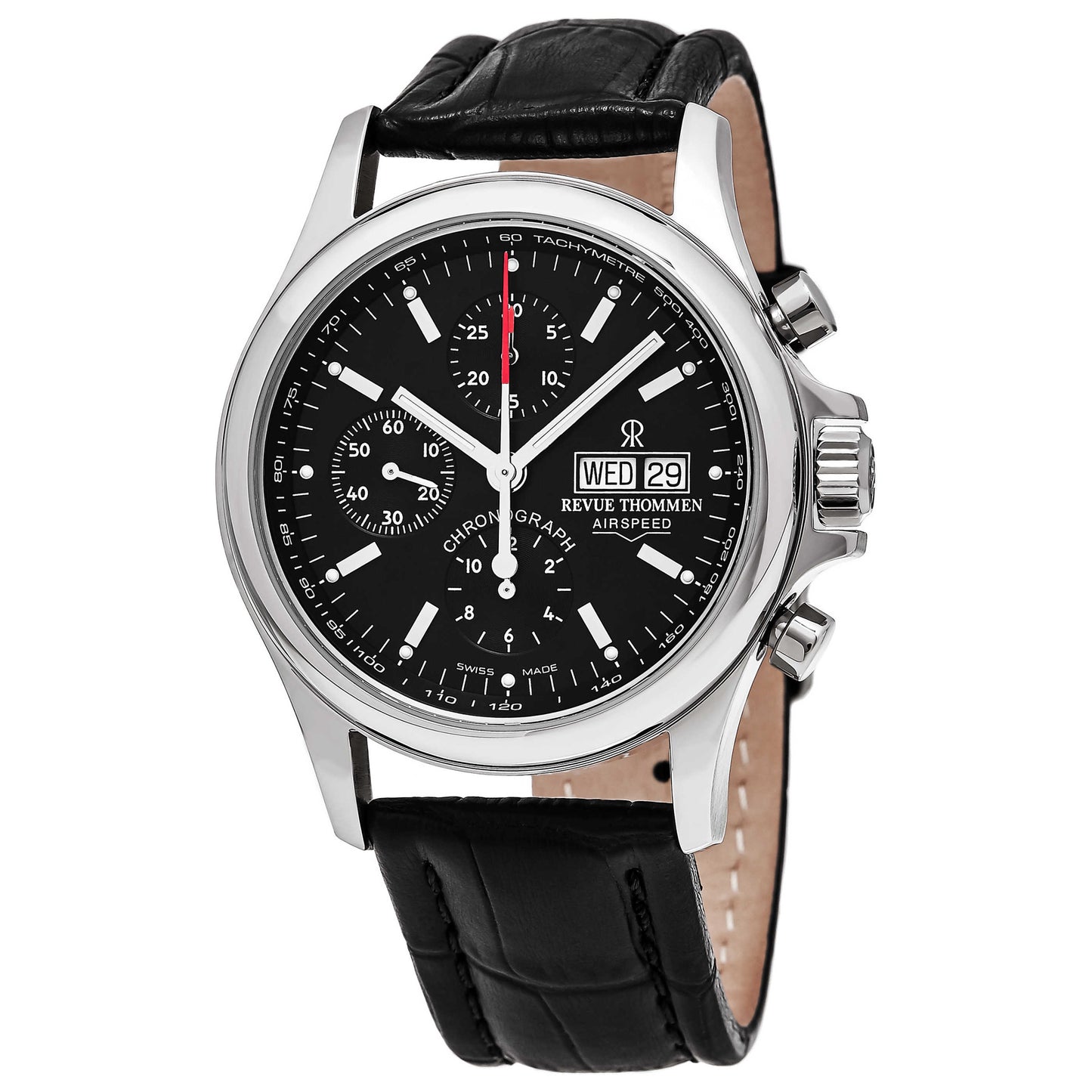 Front view of Revue Thommen Pilot Men's Automatic Watch 17081.6534