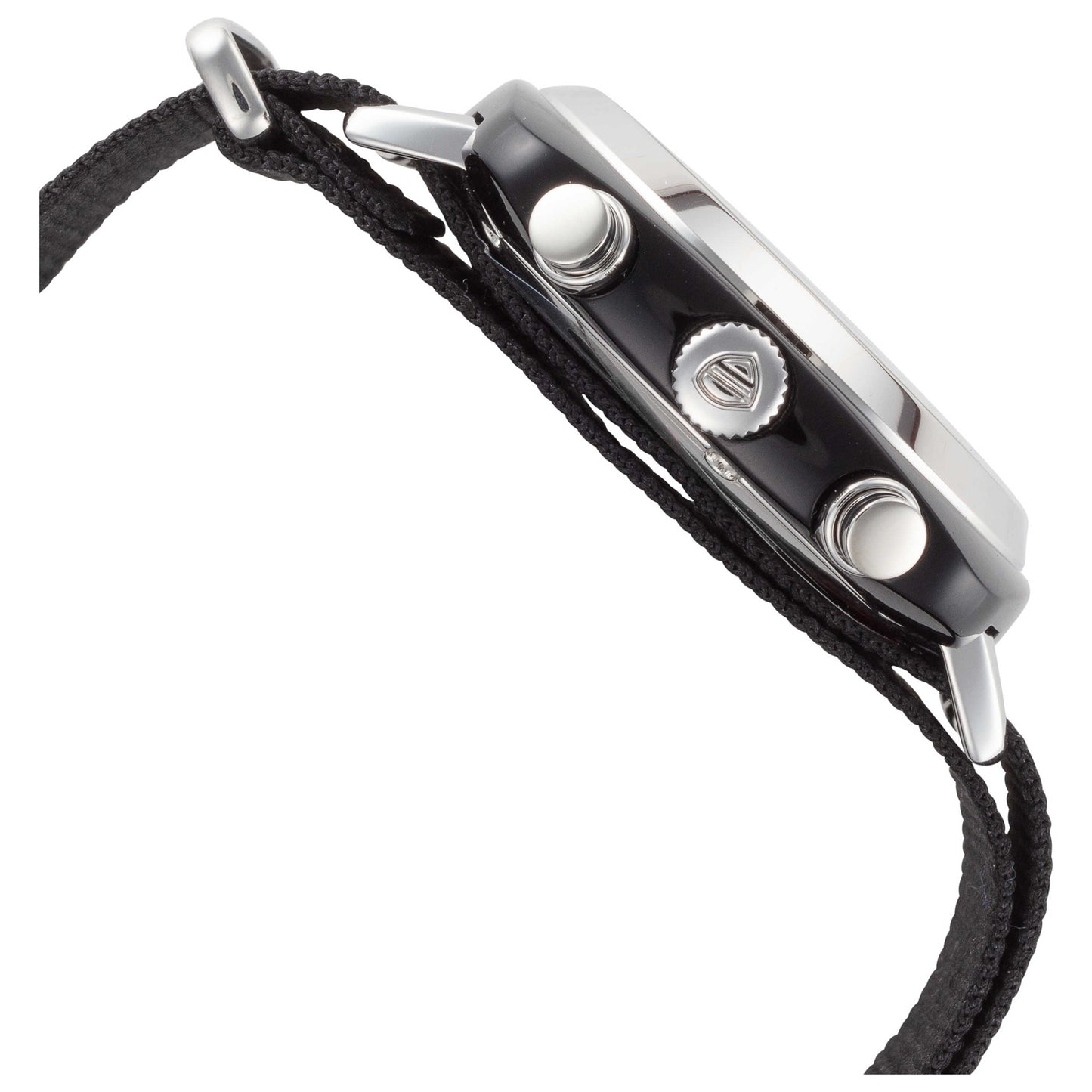 Right view of Briston Clubmaster Men's Quartz Watch 17142.SA.BS.1.NB