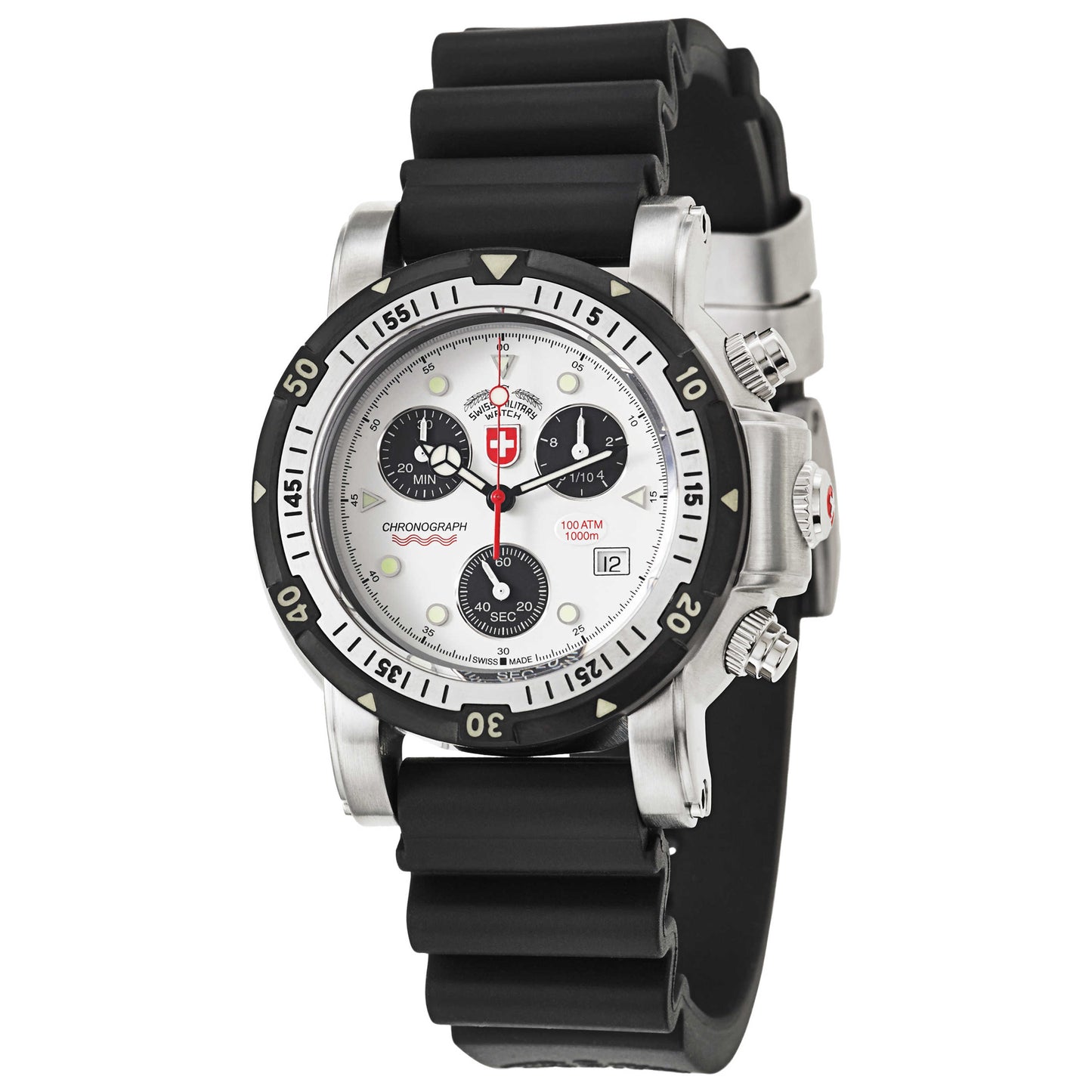 Front view of Swiss Military Seawolf I Men's Swiss Quartz (Battery-Powered) Watch 17251