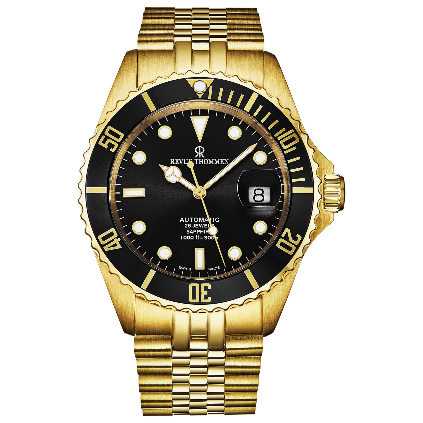 Front view of Revue Thommen Diver Men's Automatic Watch 17571.2217