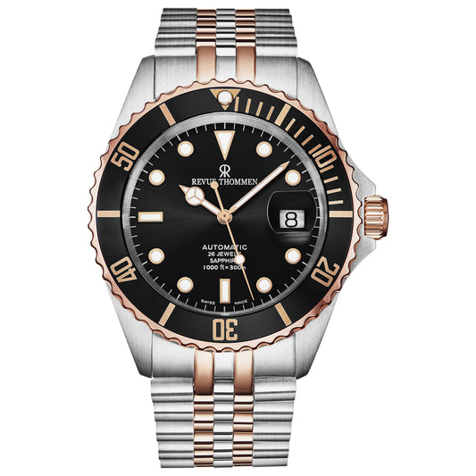 Front view of Revue Thommen Diver Men's Automatic Watch 17571.2257