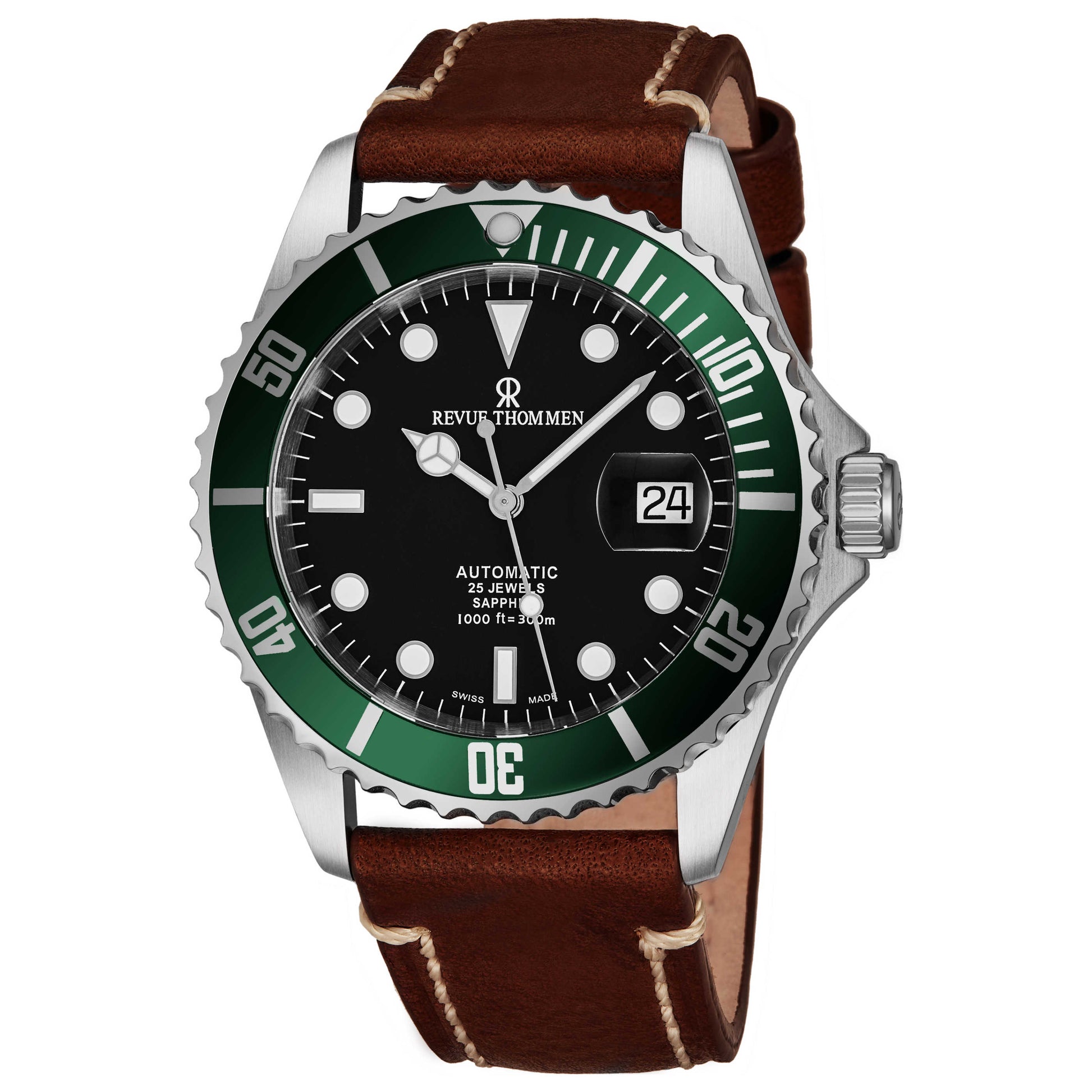 Front view of Revue Thommen Diver Men's Automatic Watch 17571.2534