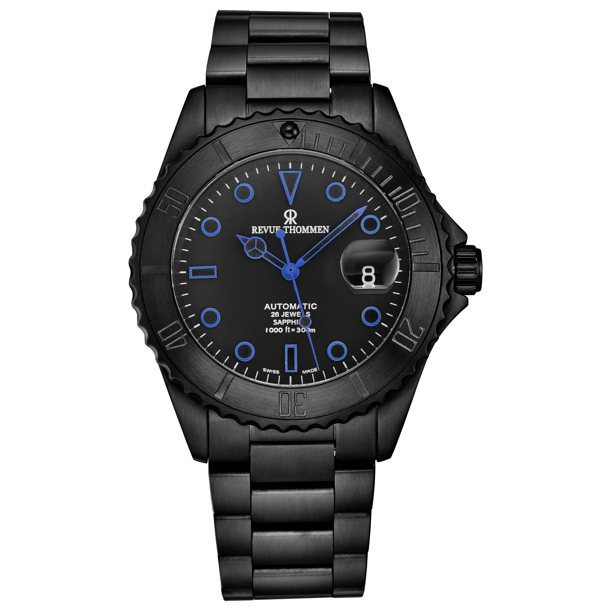 Front view of Revue Thommen Diver Men's Automatic Watch 17571.2675