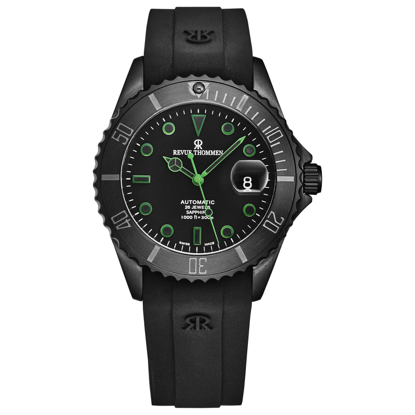 Front view of Revue Thommen Diver Men's Automatic Watch 17571.2774