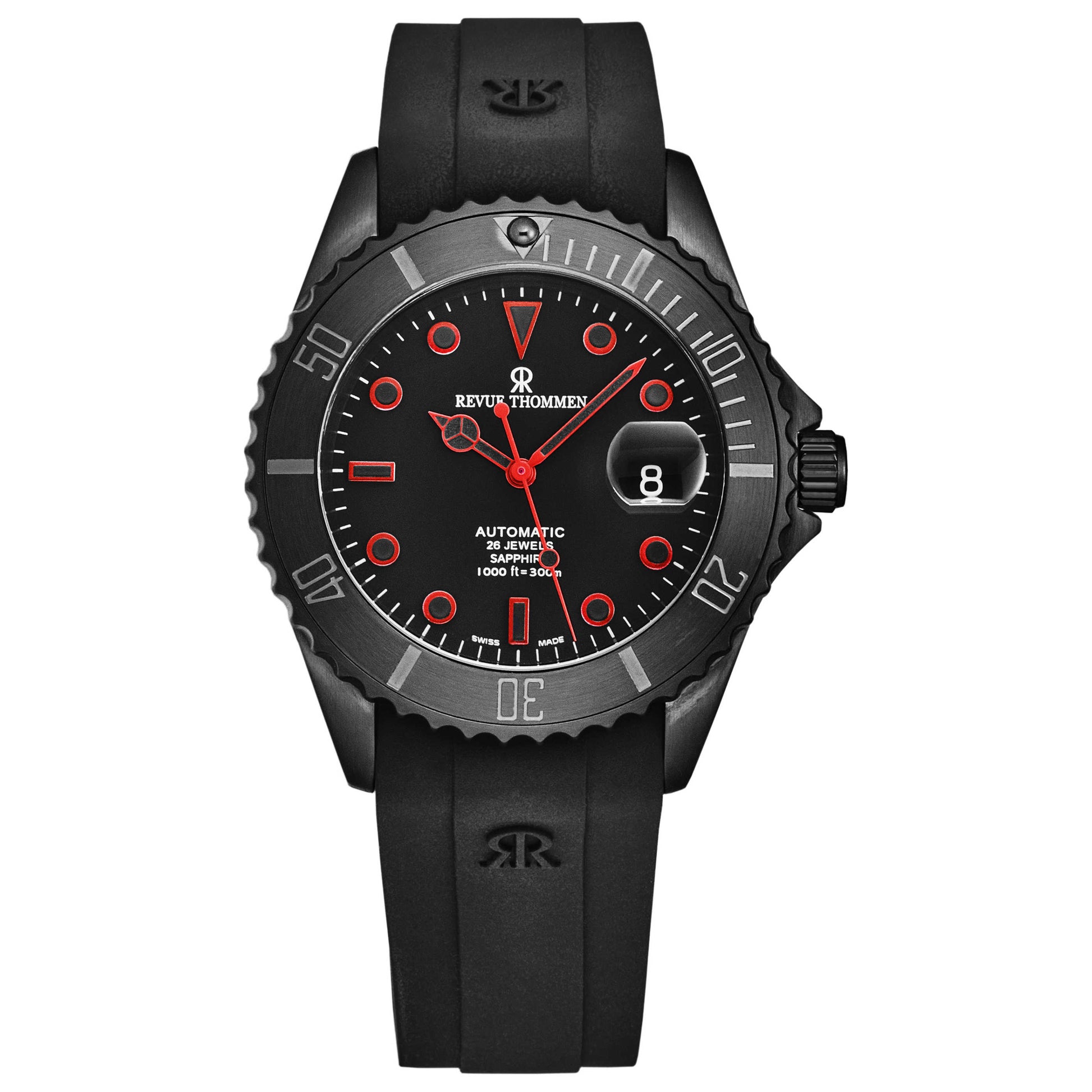 Front view of Revue Thommen Diver Men's Automatic Watch 17571.2776