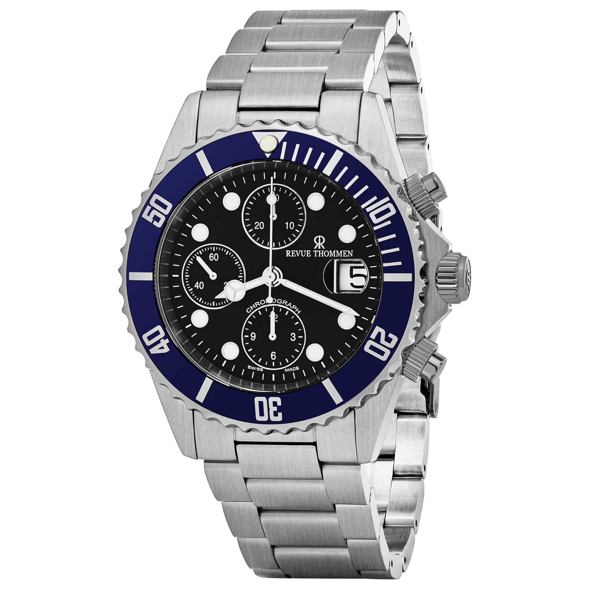 Front view of Revue Thommen Diver Men's Automatic Watch 17571.6135