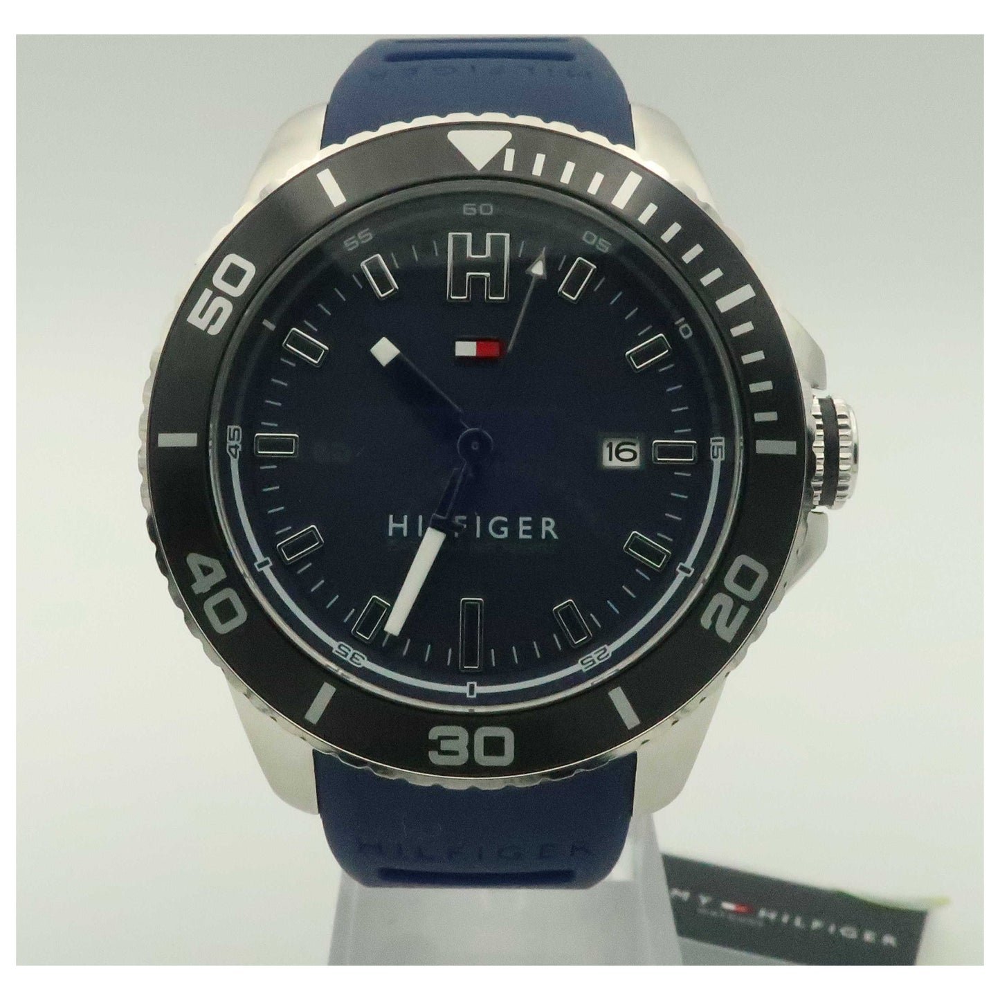 Front view of Tommy Hilfiger Wade Men's Japanese Quartz (Battery-Powered) Watch 1791263-PO
