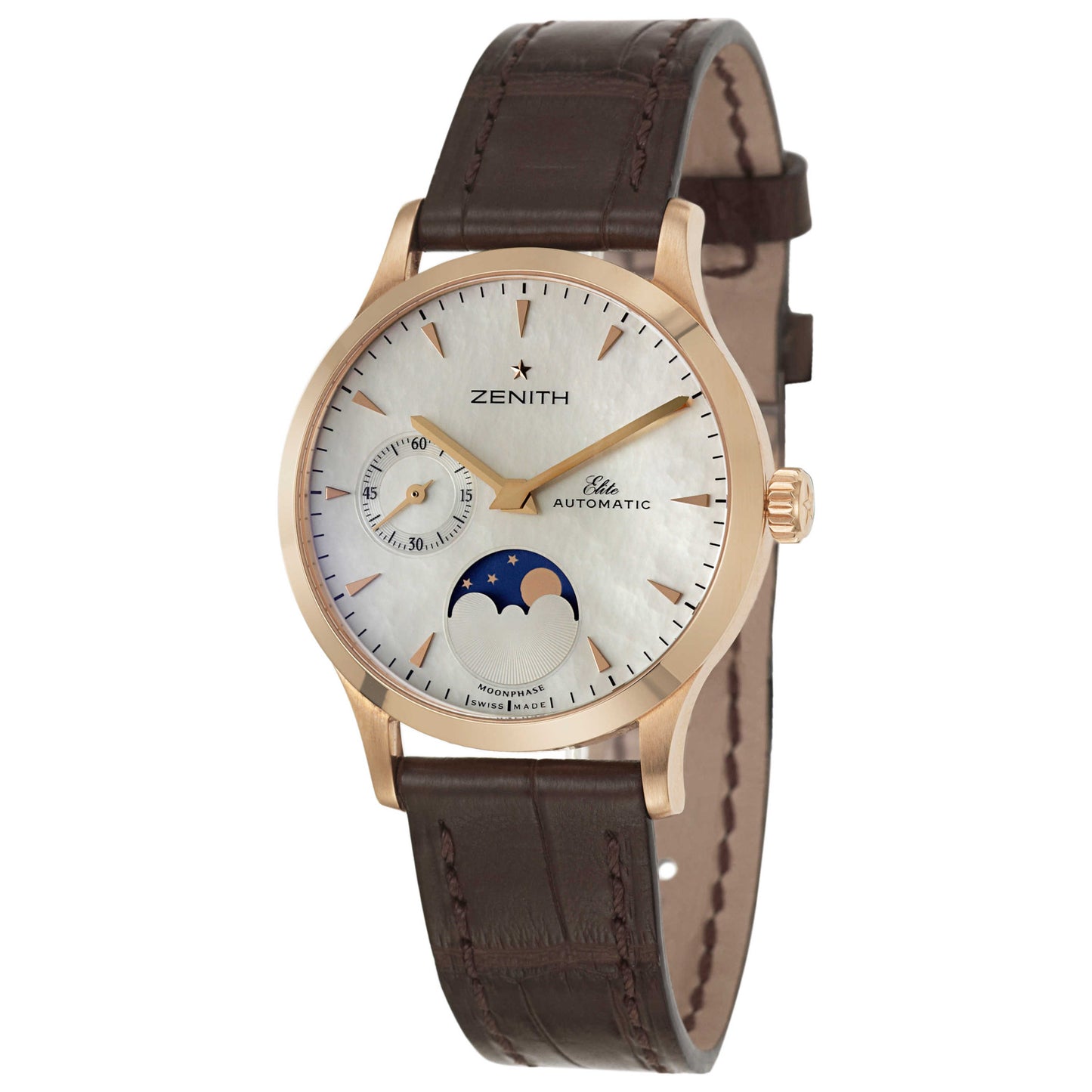 Front view of Zenith Class Lady Women's Automatic Watch 18-1225-692-80-C665