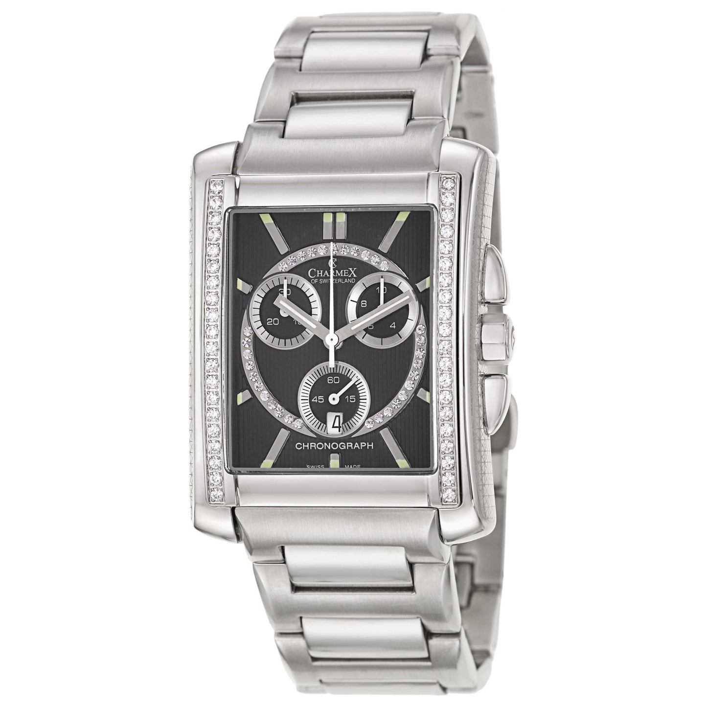 Front view of Charmex Milano Men's Swiss Quartz (Battery-Powered) Watch 1806