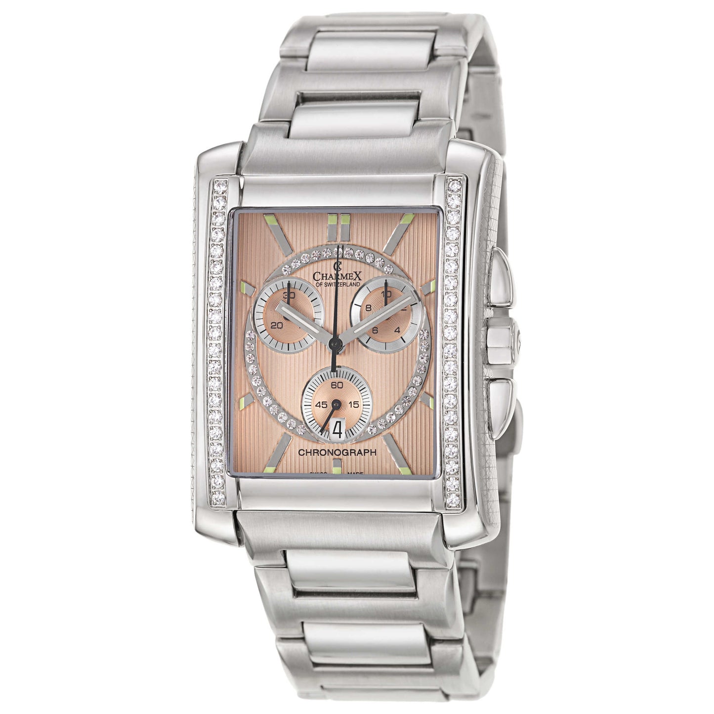 Front view of Charmex Milano Men's Swiss Quartz (Battery-Powered) Watch 1808