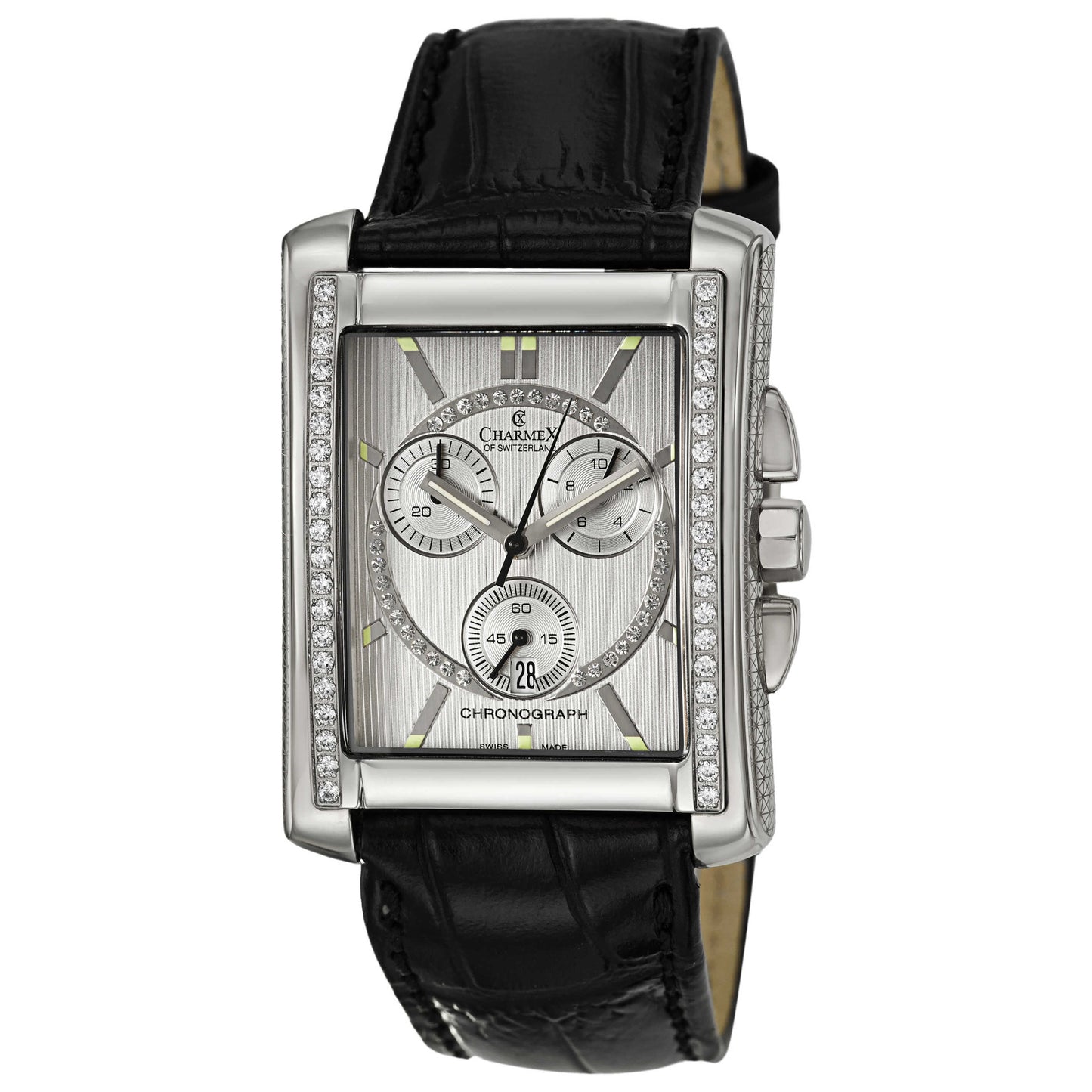 Front view of Charmex Milano Men's Swiss Quartz (Battery-Powered) Watch 1810