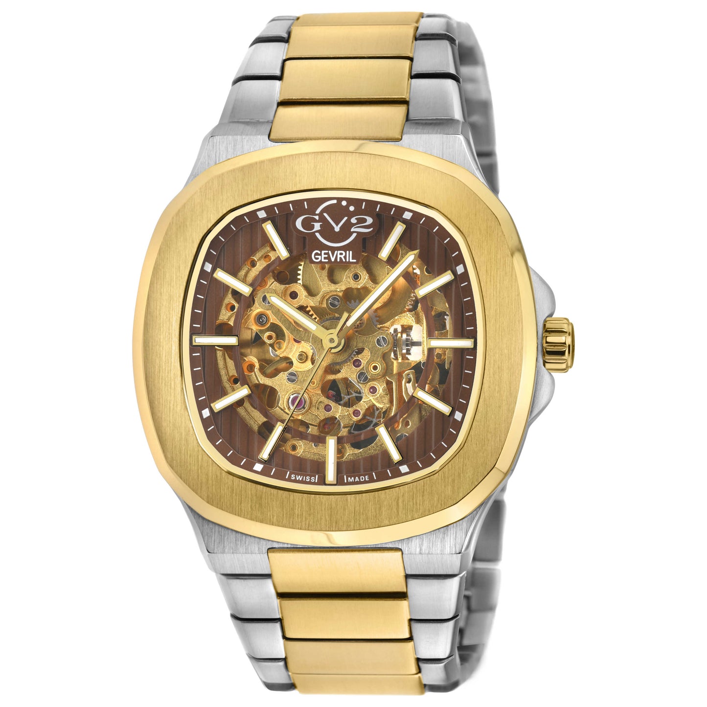 Front view of GV2 by Gevril Potente Men's Automatic Watch 18120B