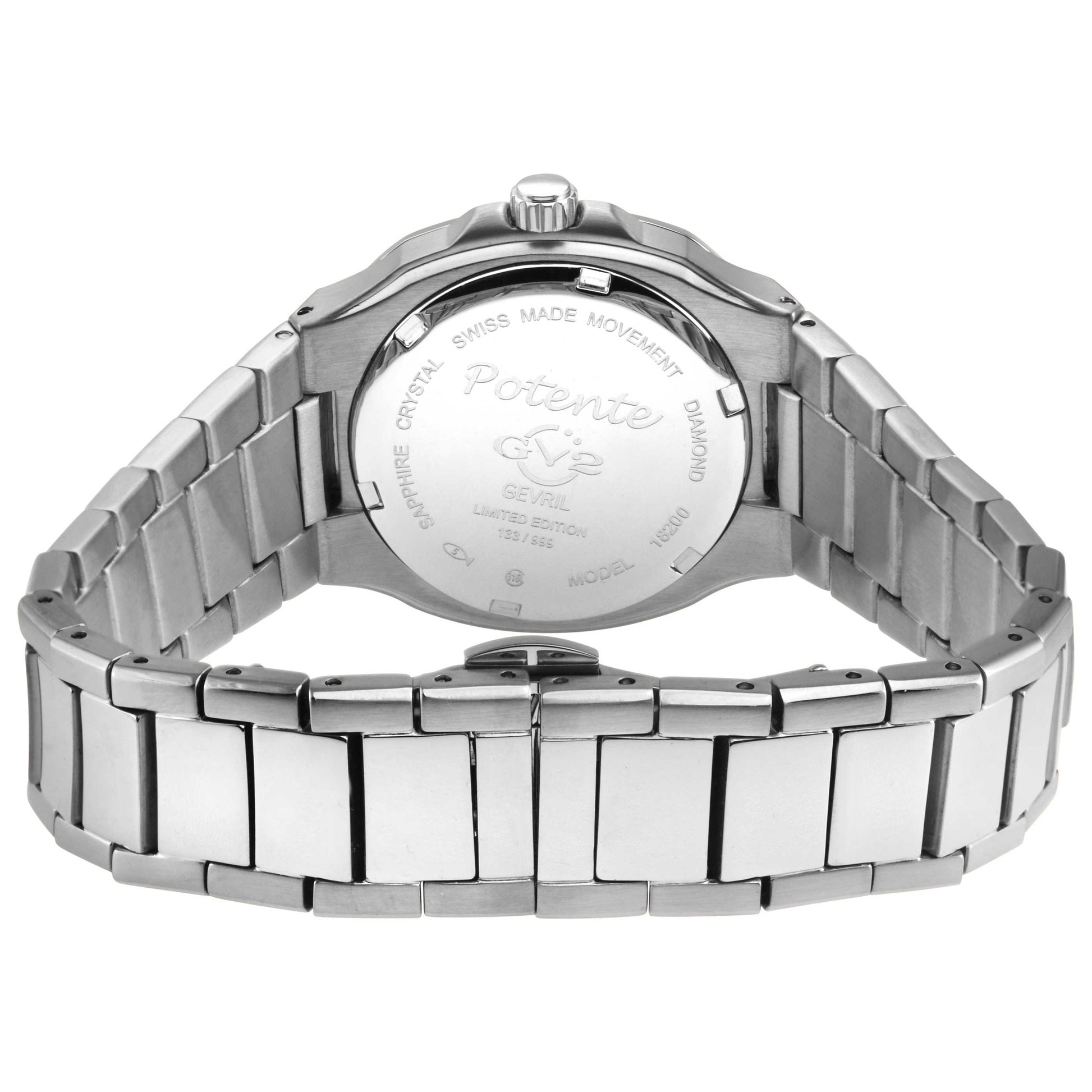GV2 by Gevril Potente Diamond Women's Quartz Watch 18200B - Image #2
