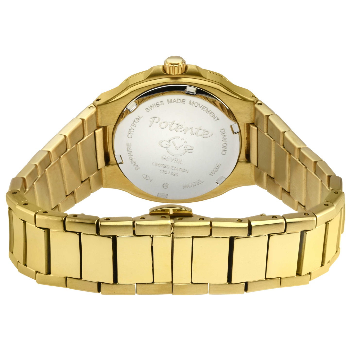 GV2 by Gevril Potente Diamond Women's Quartz Watch 18205B - Image #2