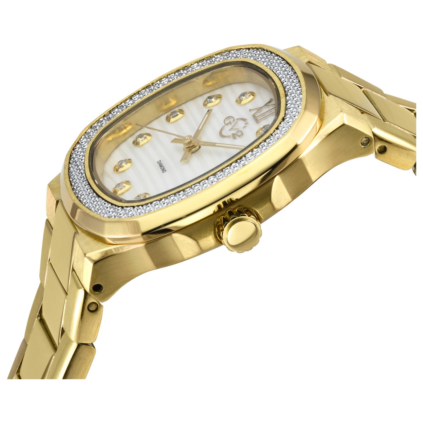 GV2 by Gevril Potente Diamond Women's Quartz Watch 18205B - Image #4