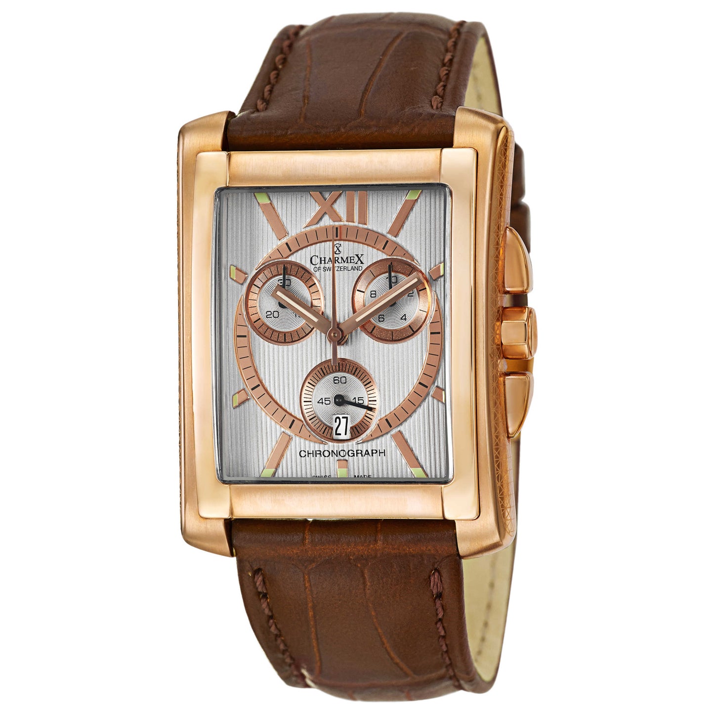 Front view of Charmex Milano Men's Swiss Quartz (Battery-Powered) Watch 1822
