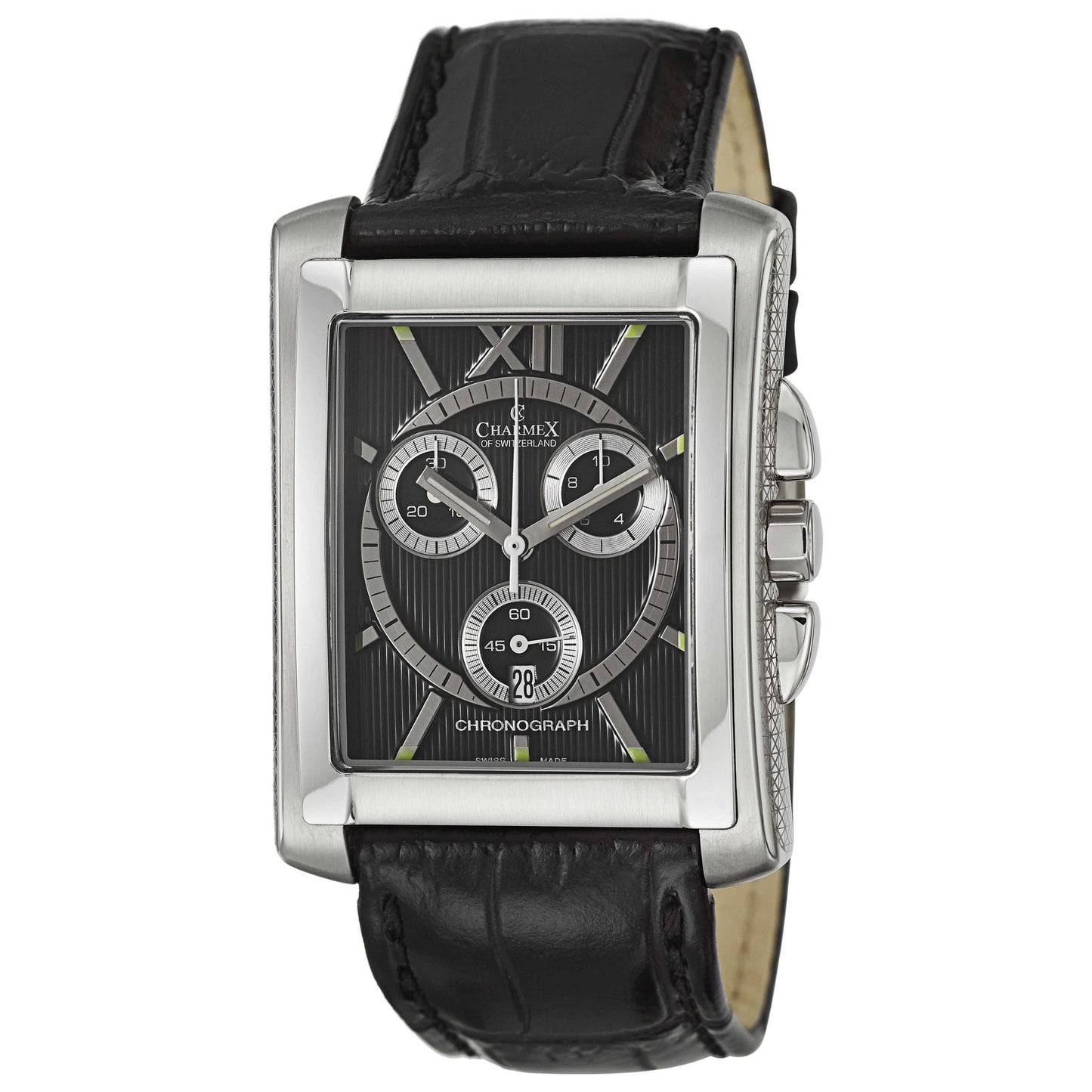 Front view of Charmex Milano Men's Swiss Quartz (Battery-Powered) Watch 1826