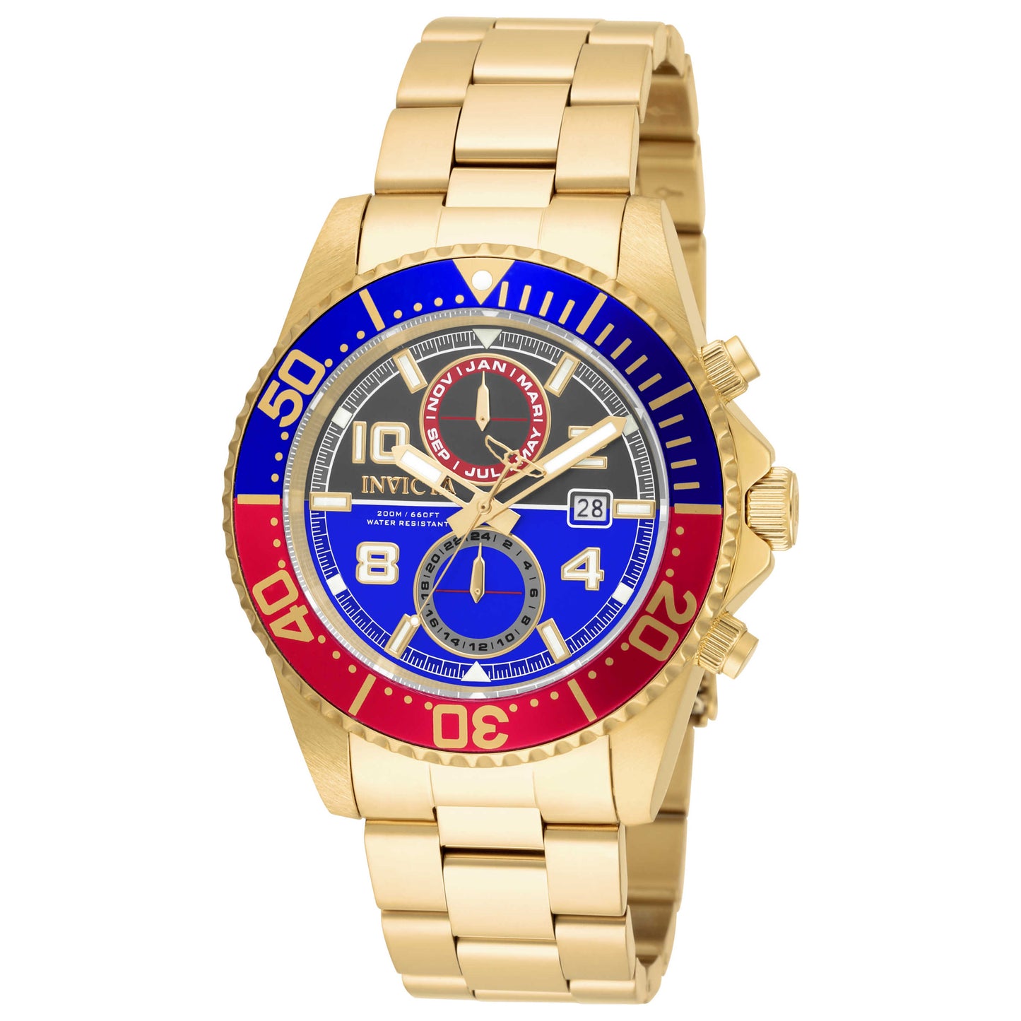 Front view of Invicta Pro Diver Men's Quartz Watch 18519