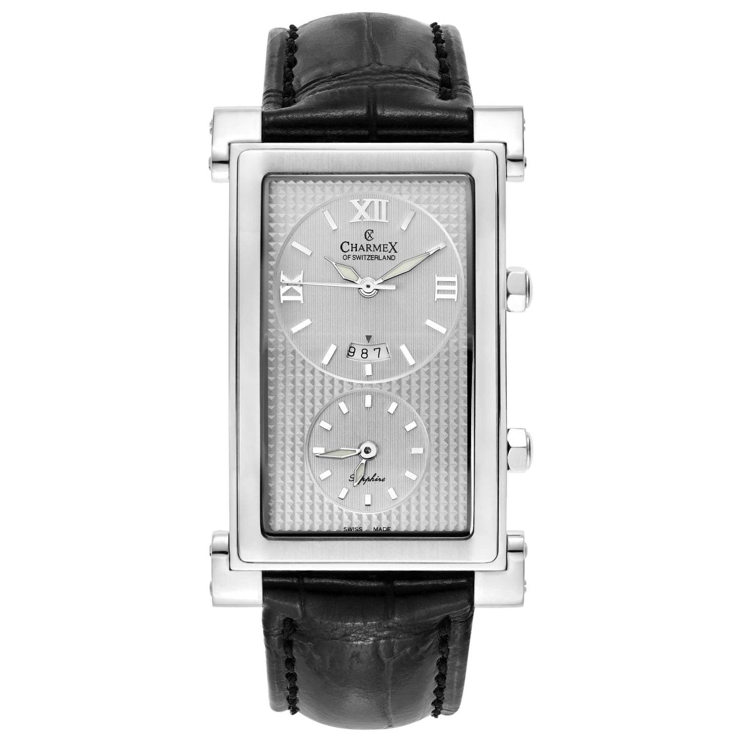 Front view of Charmex Cosmopolitan Men's Swiss Quartz (Battery-Powered) Watch 1895