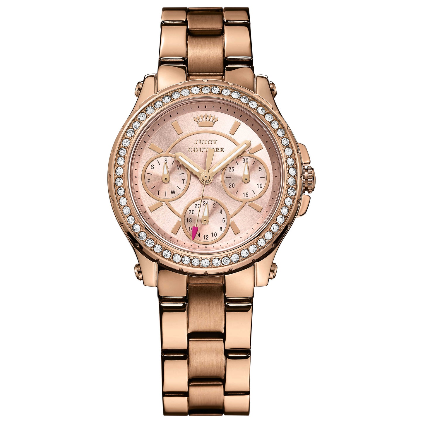Front view of Juicy Couture Pedigree Women's Japanese Quartz (Battery-Powered) Watch 1901106