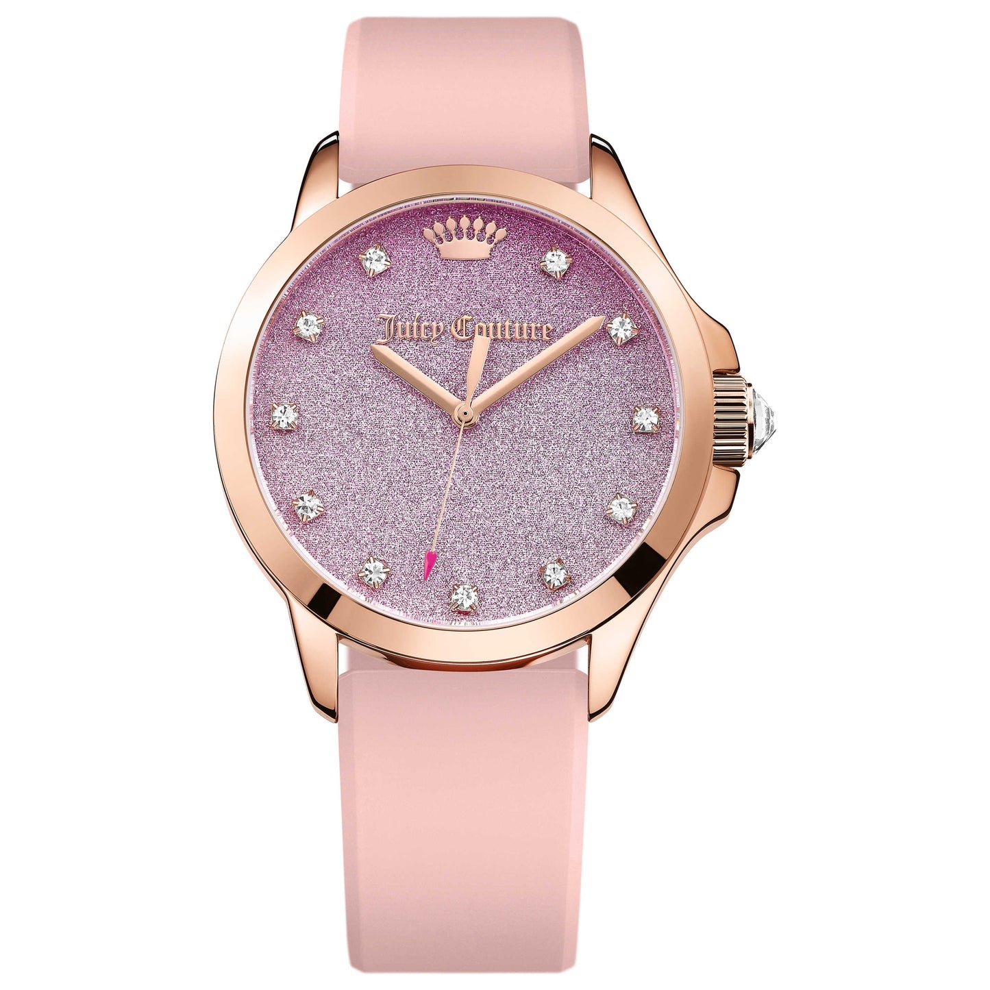 Front view of Juicy Couture Jetsetter Women's Japanese Quartz (Battery-Powered) Watch 1901406