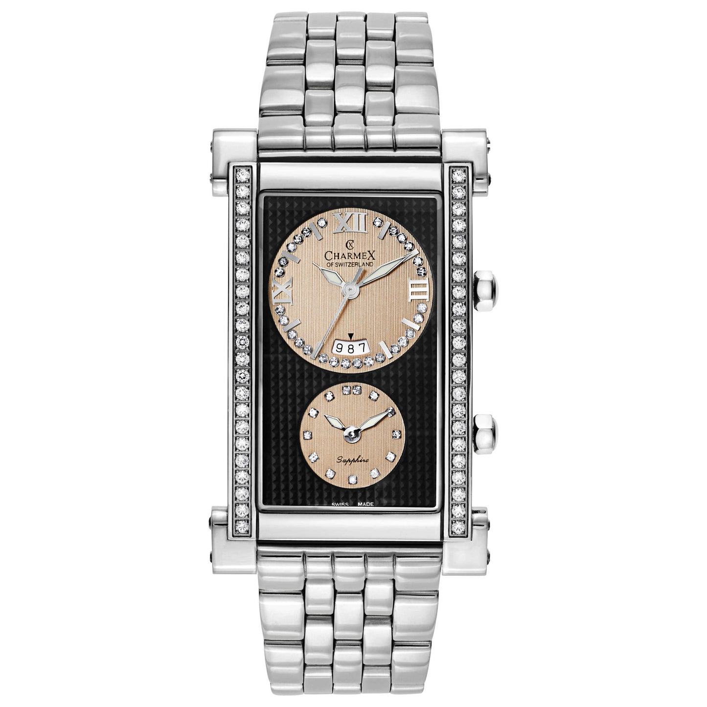 Front view of Charmex Cosmopolitan Men's Swiss Quartz (Battery-Powered) Watch 1912