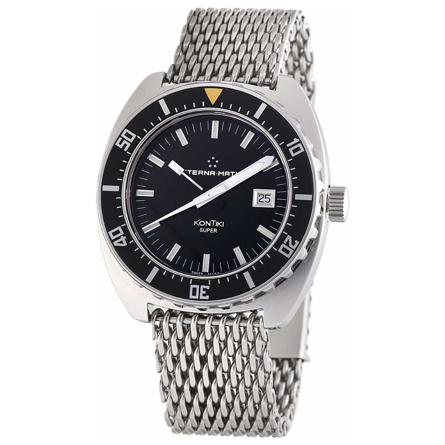 Front view of Eterna Heritage Men's Automatic Watch 1973-41-41-1230