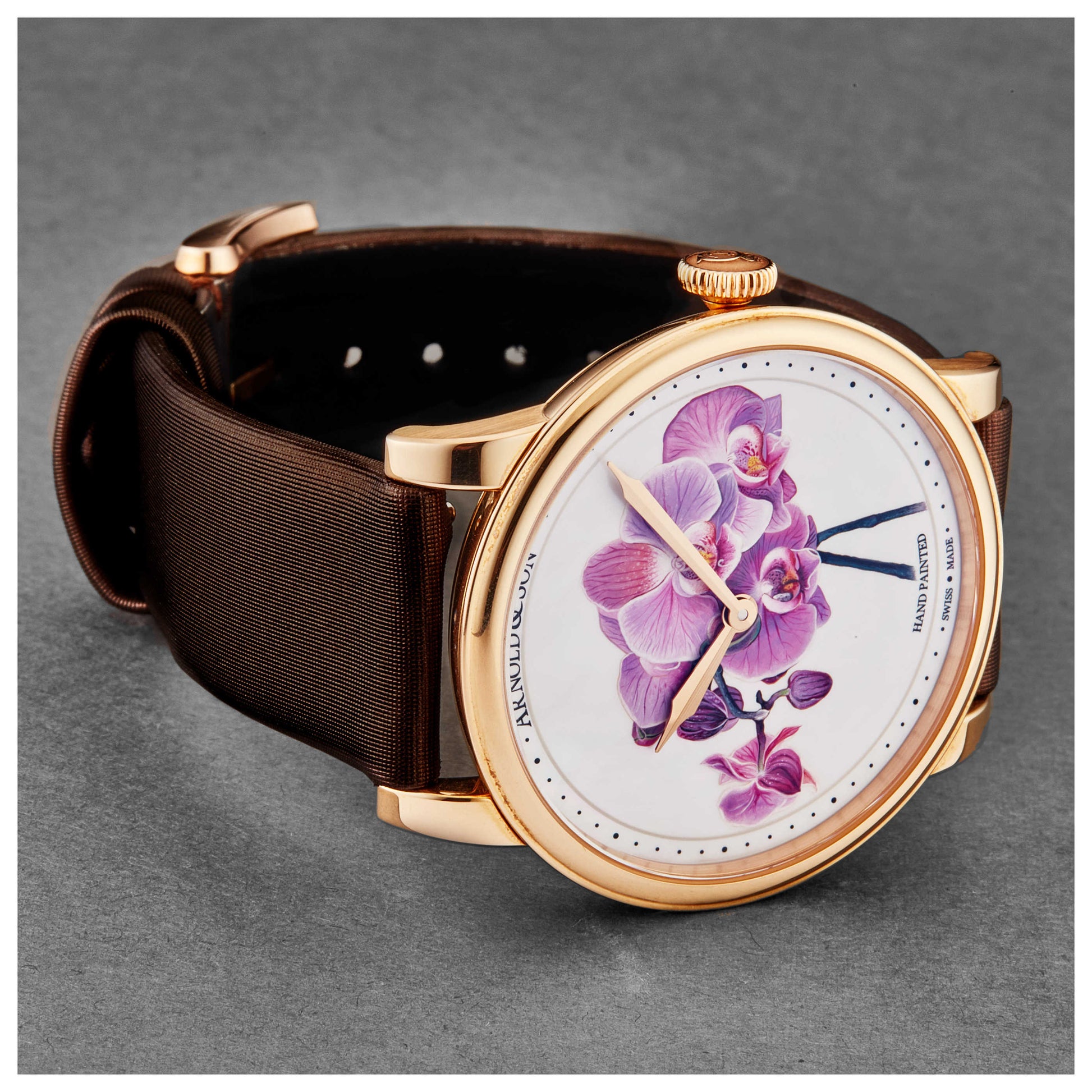 Arnold & Son HM Flowers Women's Manual-Wind Watch 1LCAP.MO4AL513A - Image #5