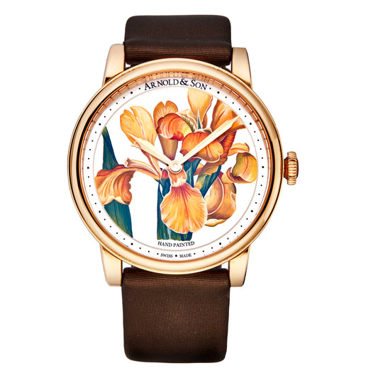 Front view of Arnold & Son HM Flowers Women's Manual-Wind Watch 1LCAP.MO5AL510A