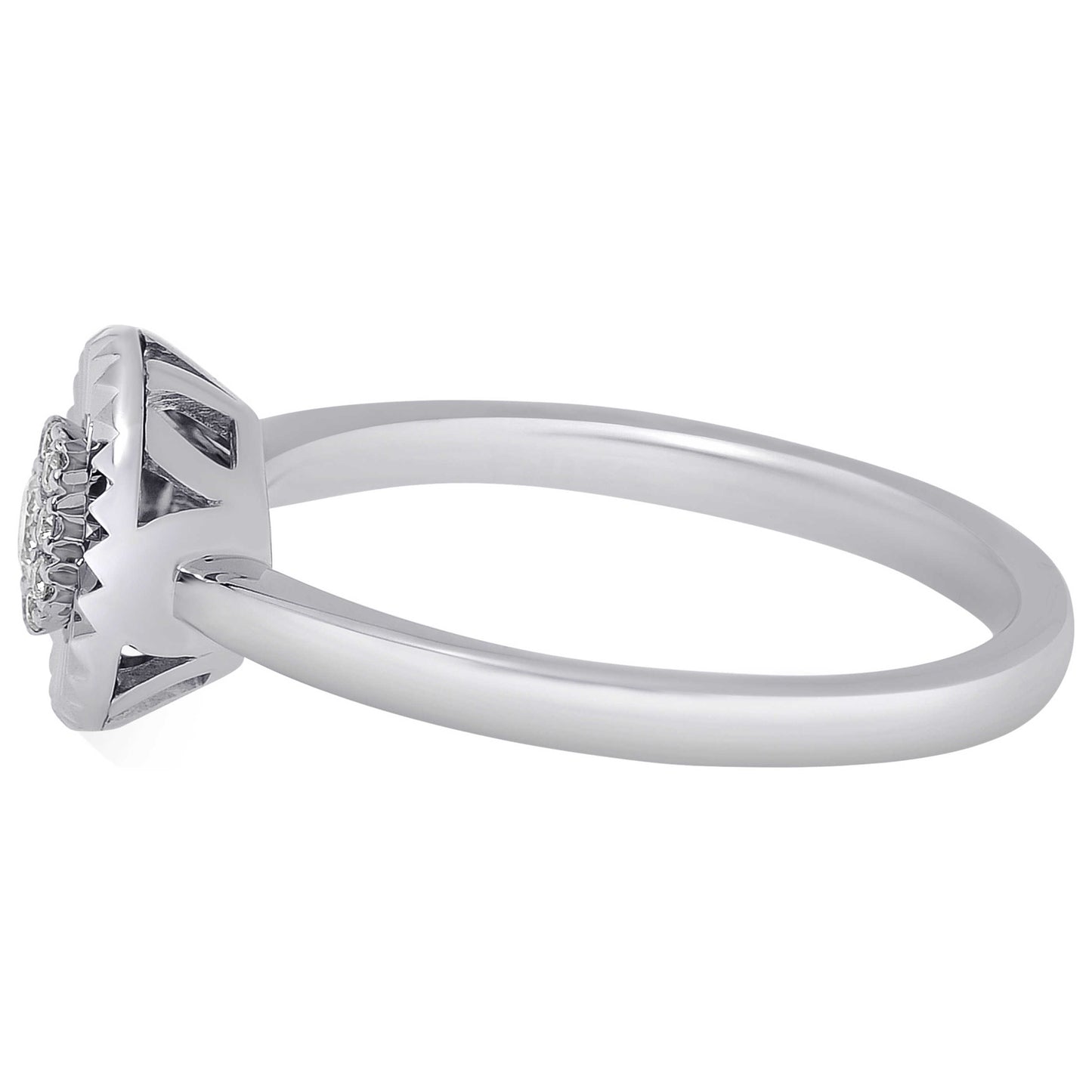 Bliss by Damiani Flower Band Women's Ring 20070943 - Image #4
