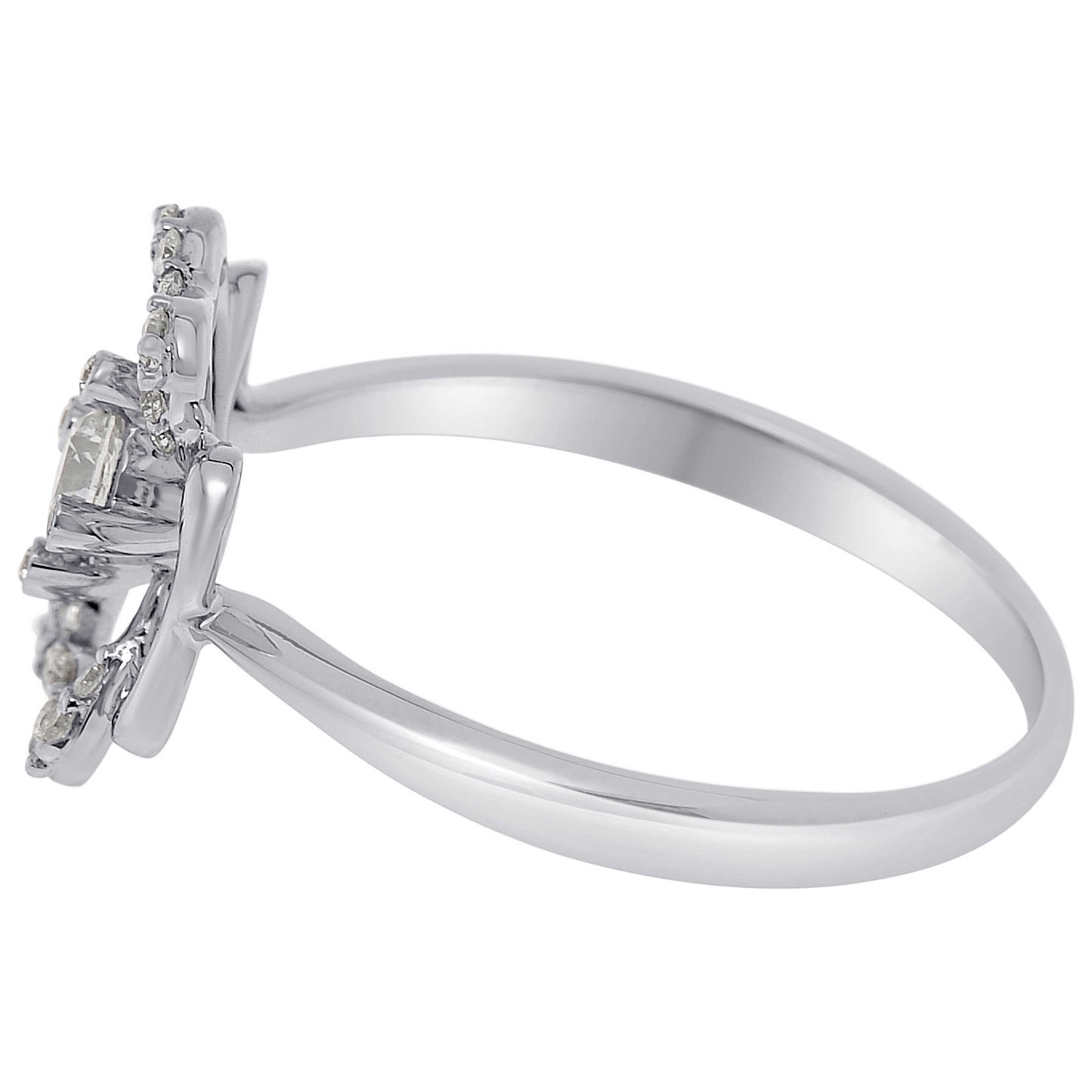 Bliss by Damiani Four-Leaf Clover Women's Ring 20073798 - Image #4