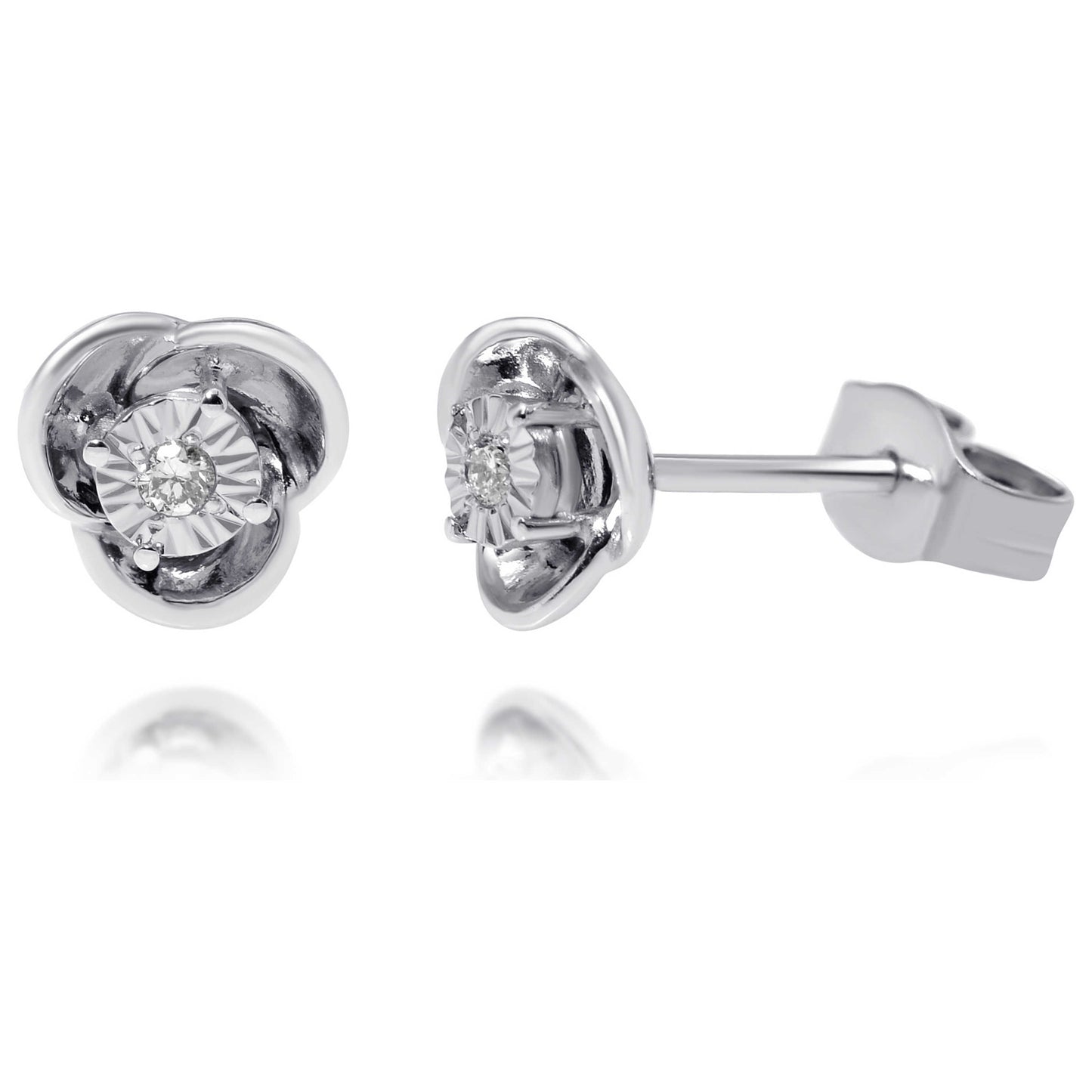 Bliss by Damiani Diamond Stud Women's Earrings 20087746 - Image #4