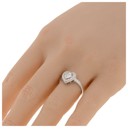 Bliss by Damiani Diamond Heart Women's Ring 20087973 - Image #2