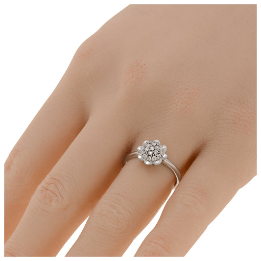 Bliss by Damiani Diamond Cluster Women's Ring 20089423 - Image #2