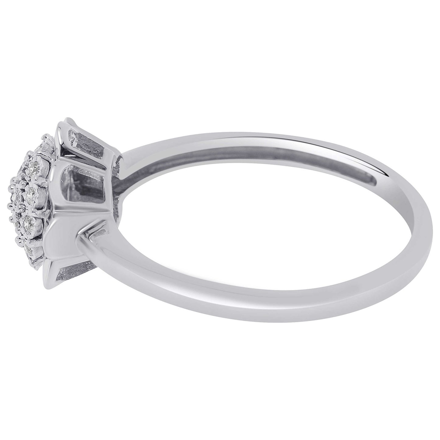 Bliss by Damiani Diamond Cluster Women's Ring 20089423 - Image #4