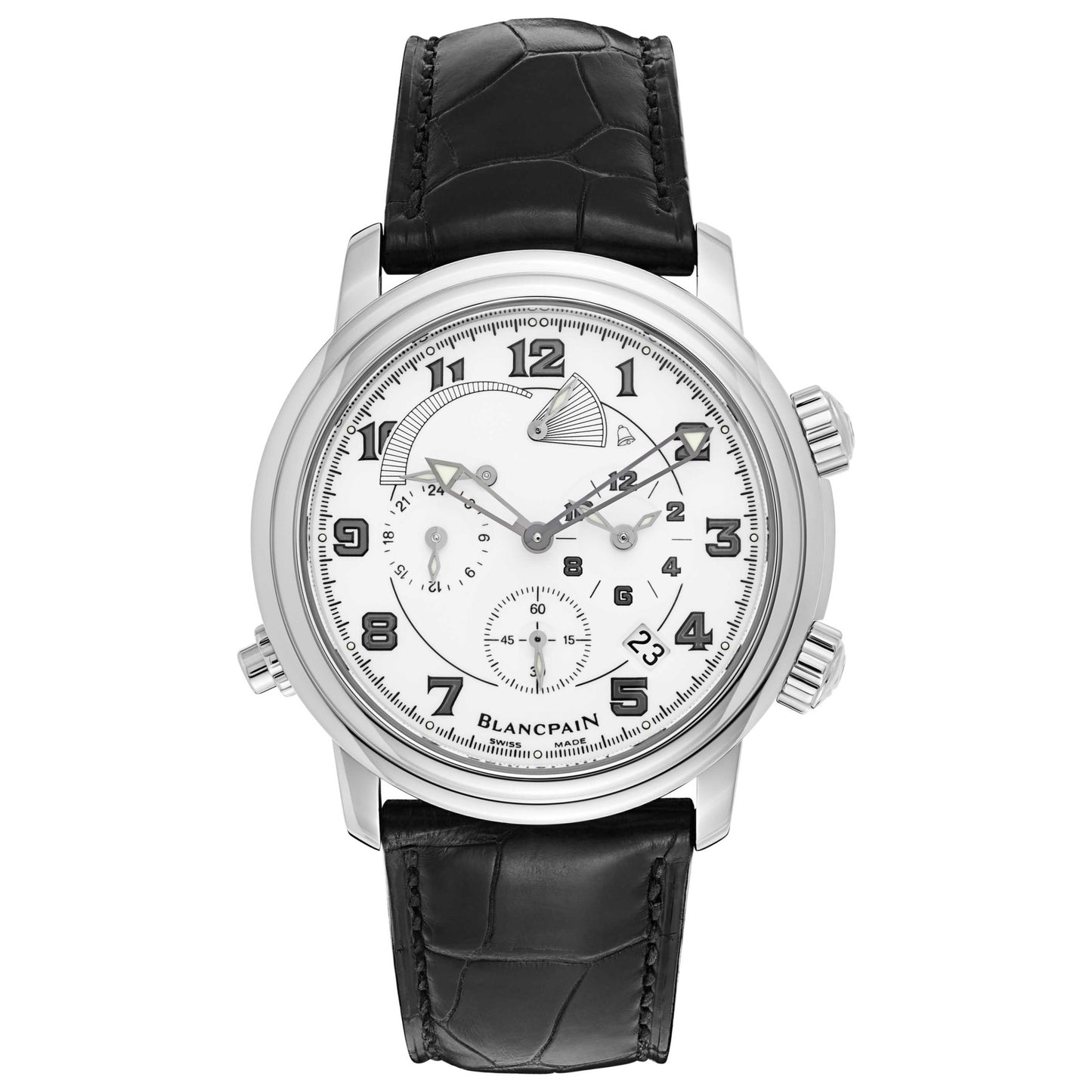 Front view of Blancpain Leman Men's Automatic Watch 2041-1127M-53B