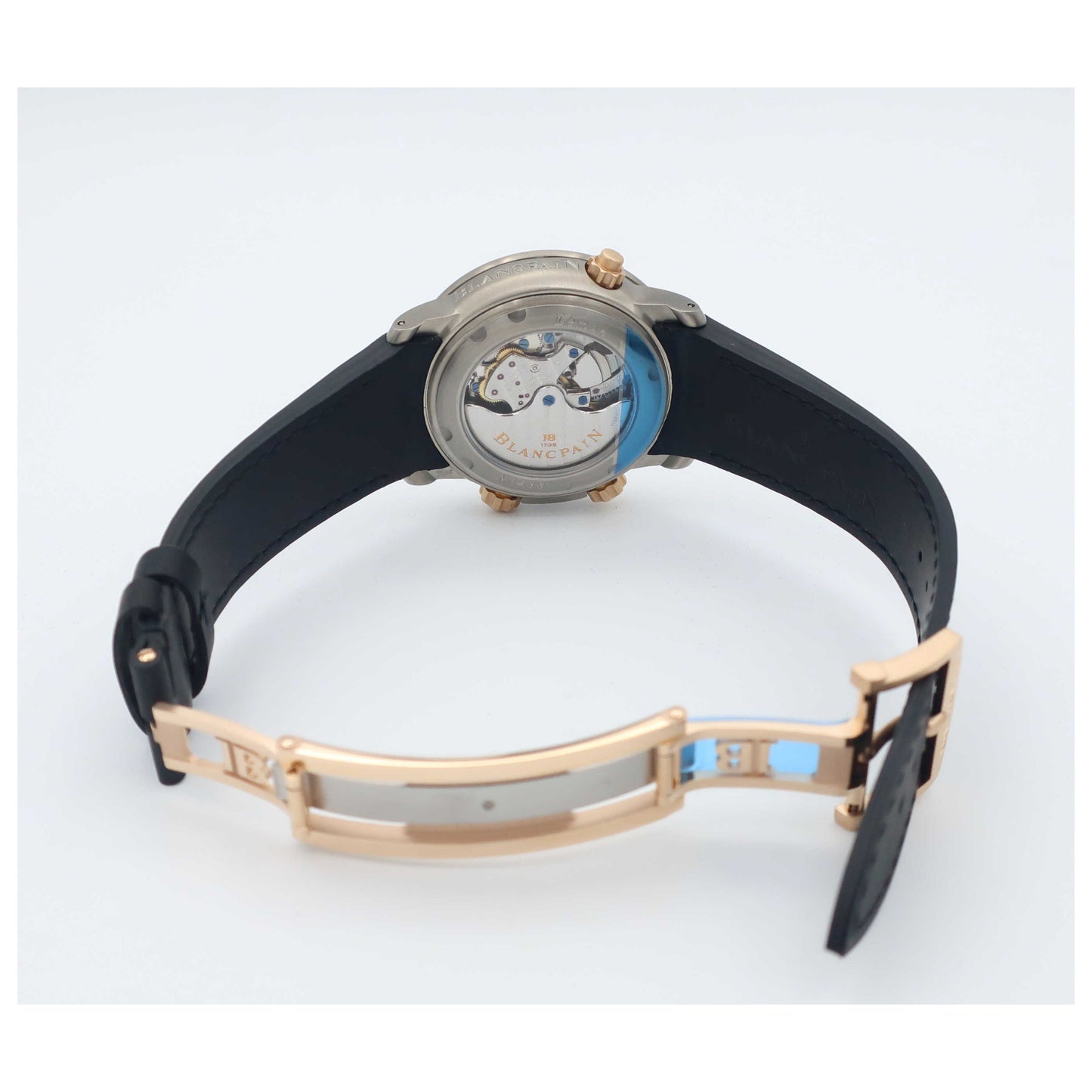 Blancpain Leman Men's Automatic Watch 2041-12A30-64B-SD - Image #7