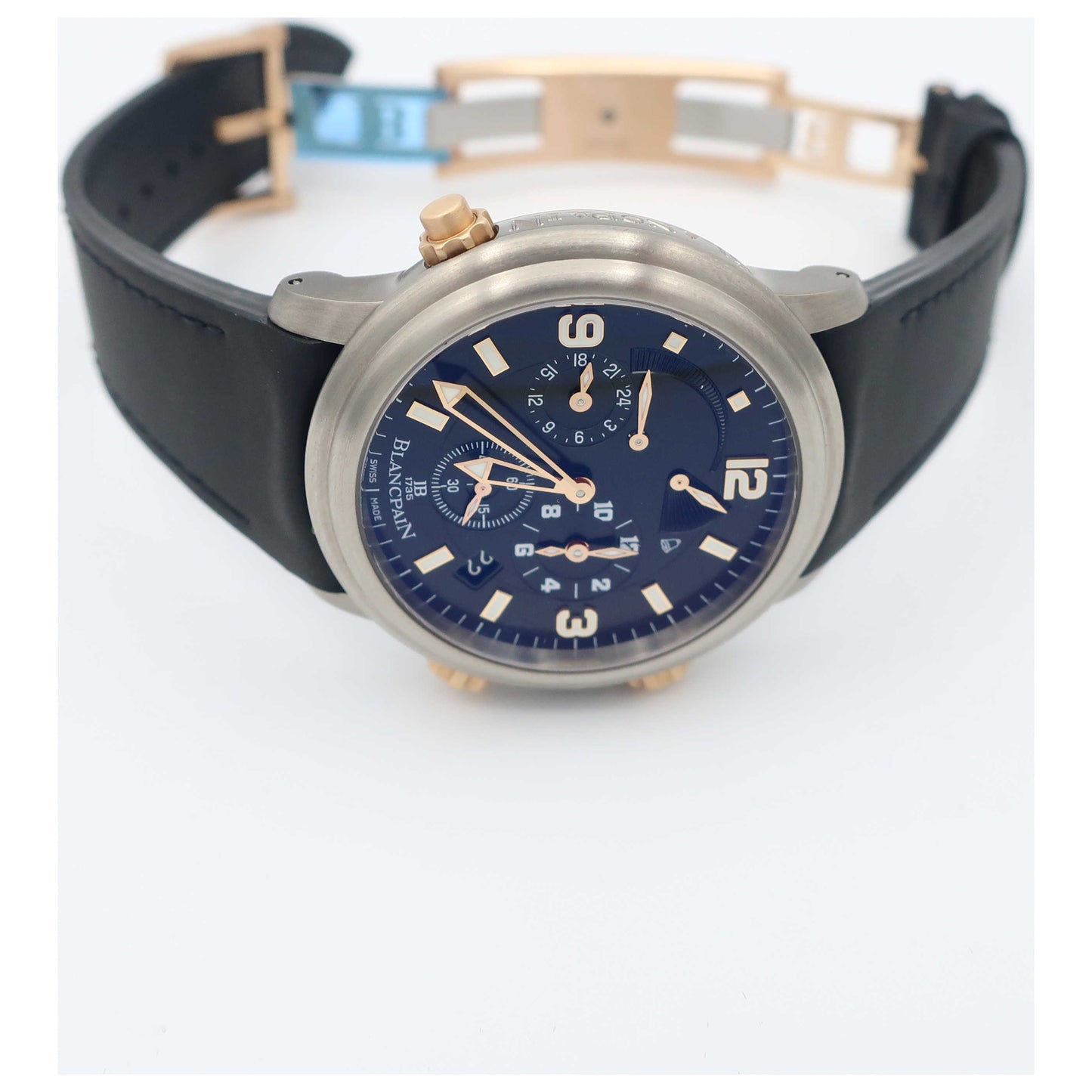 Blancpain Leman Men's Automatic Watch 2041-12A30-64B-SD - Image #8