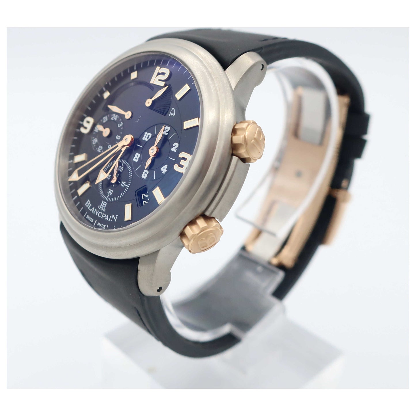 Blancpain Leman Men's Automatic Watch 2041-12A30-64B-SD - Image #4